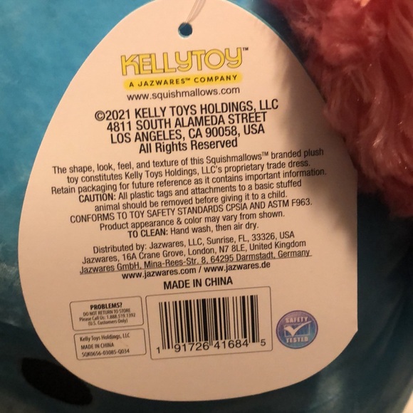 Squishmallow “Anastasia” 14” Plush - Picture 3 of 6